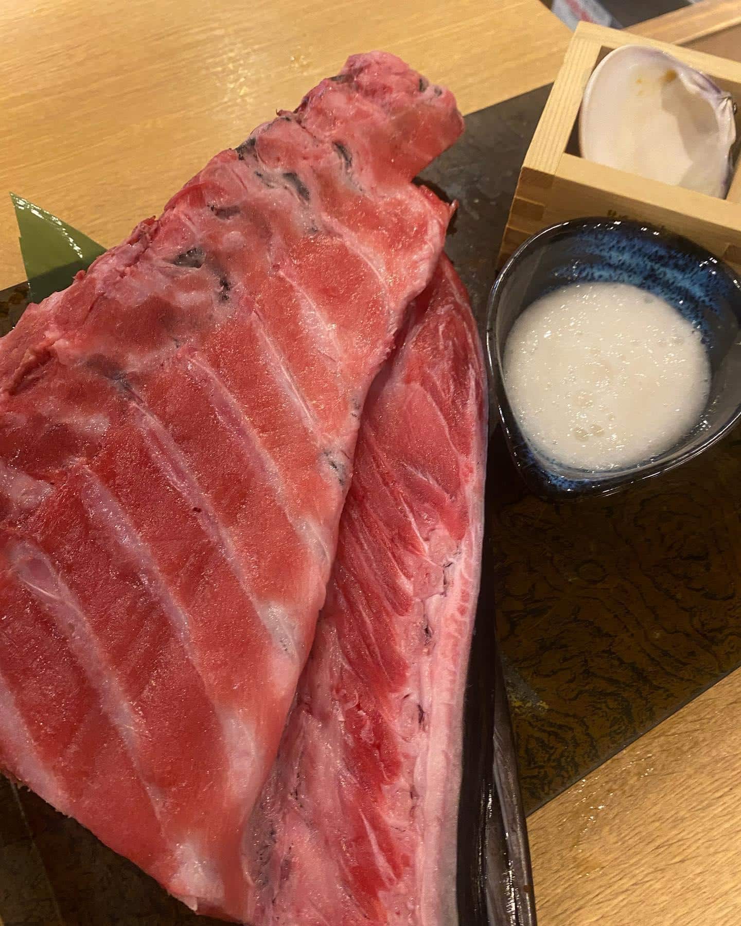 昨日のマグロ中落ち@品川日本酒/品川居酒屋