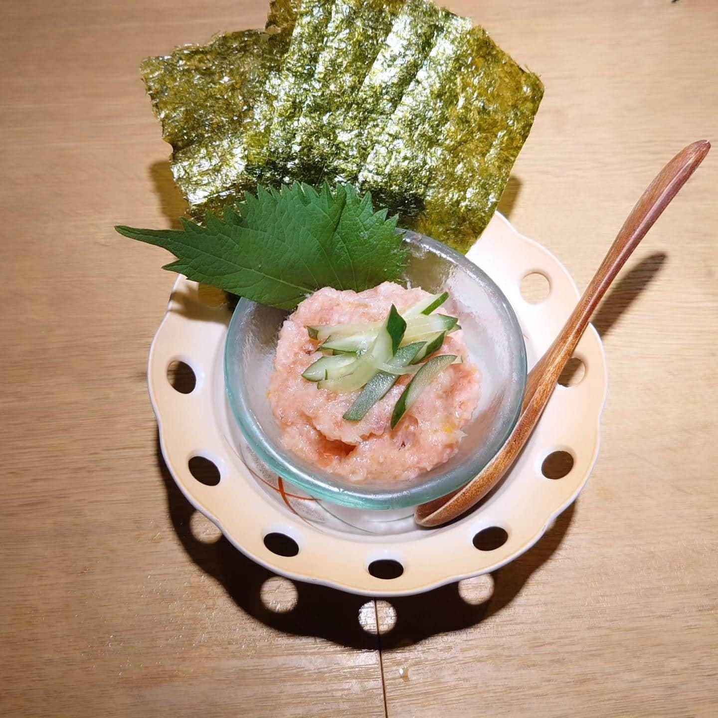 復活ネギトロ梅肉和え@品川日本酒/品川居酒屋