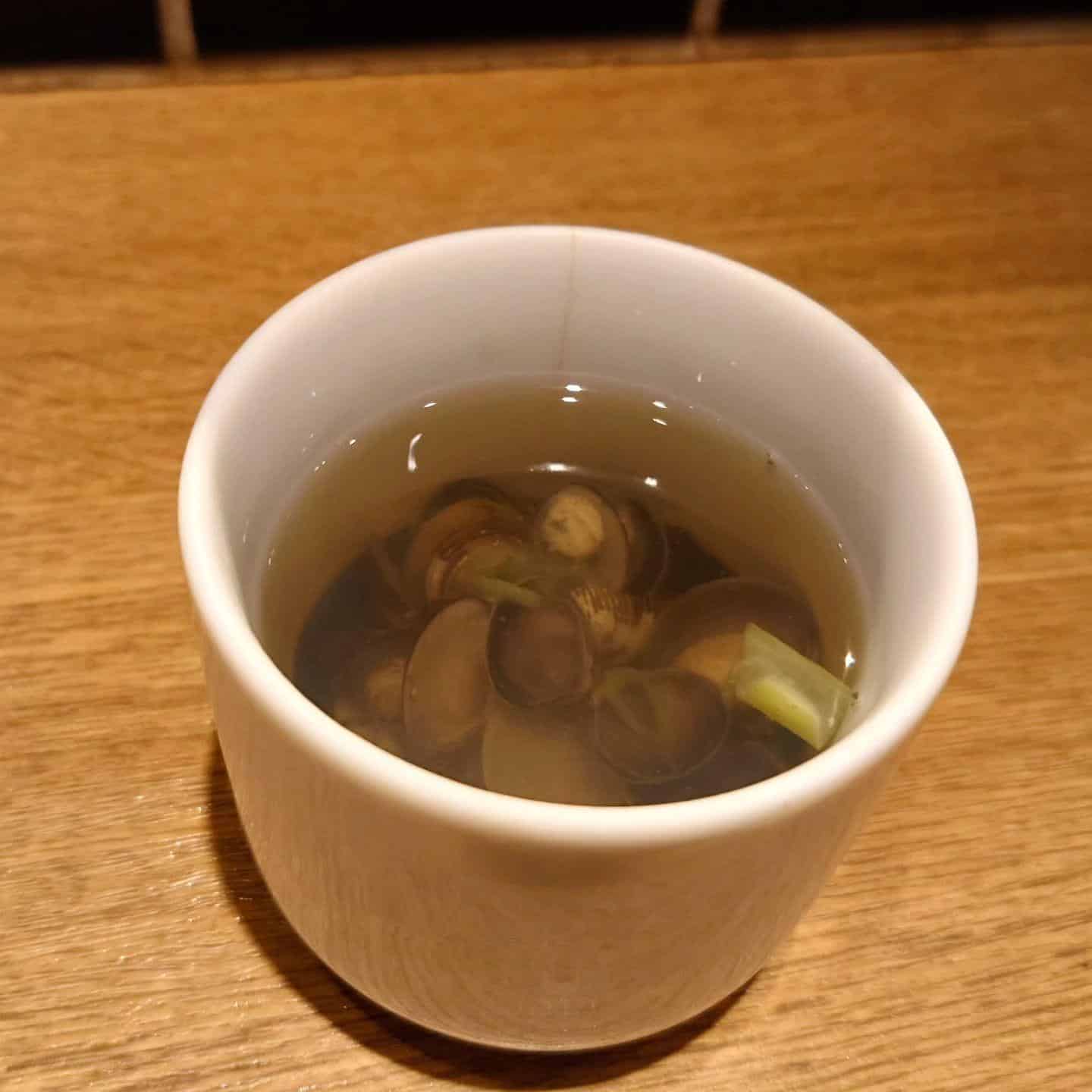 当店お通ししじみ汁@品川日本酒/日本酒飲み放題