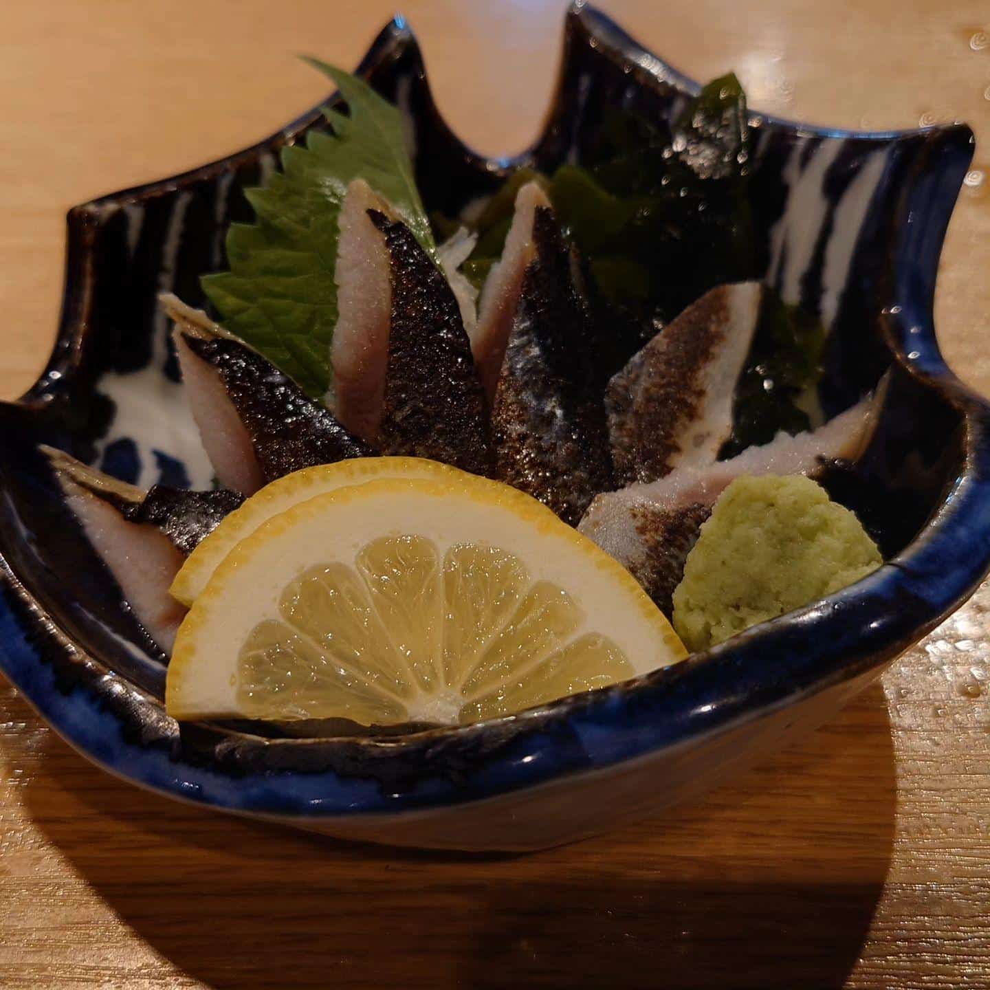 旬の秋刀魚の酢〆@品川日本酒/日本酒飲み放題