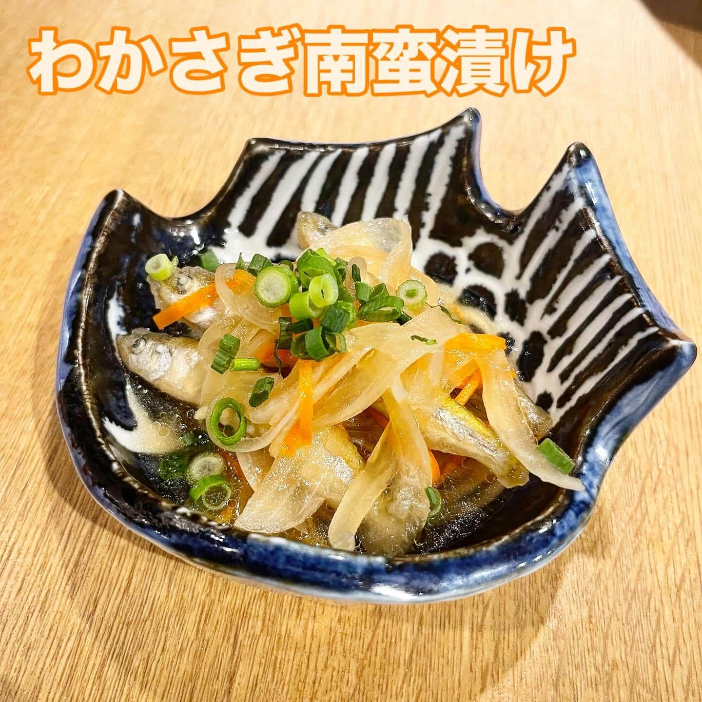 わかさぎ南蛮漬け@品川日本酒/品川飲み放題