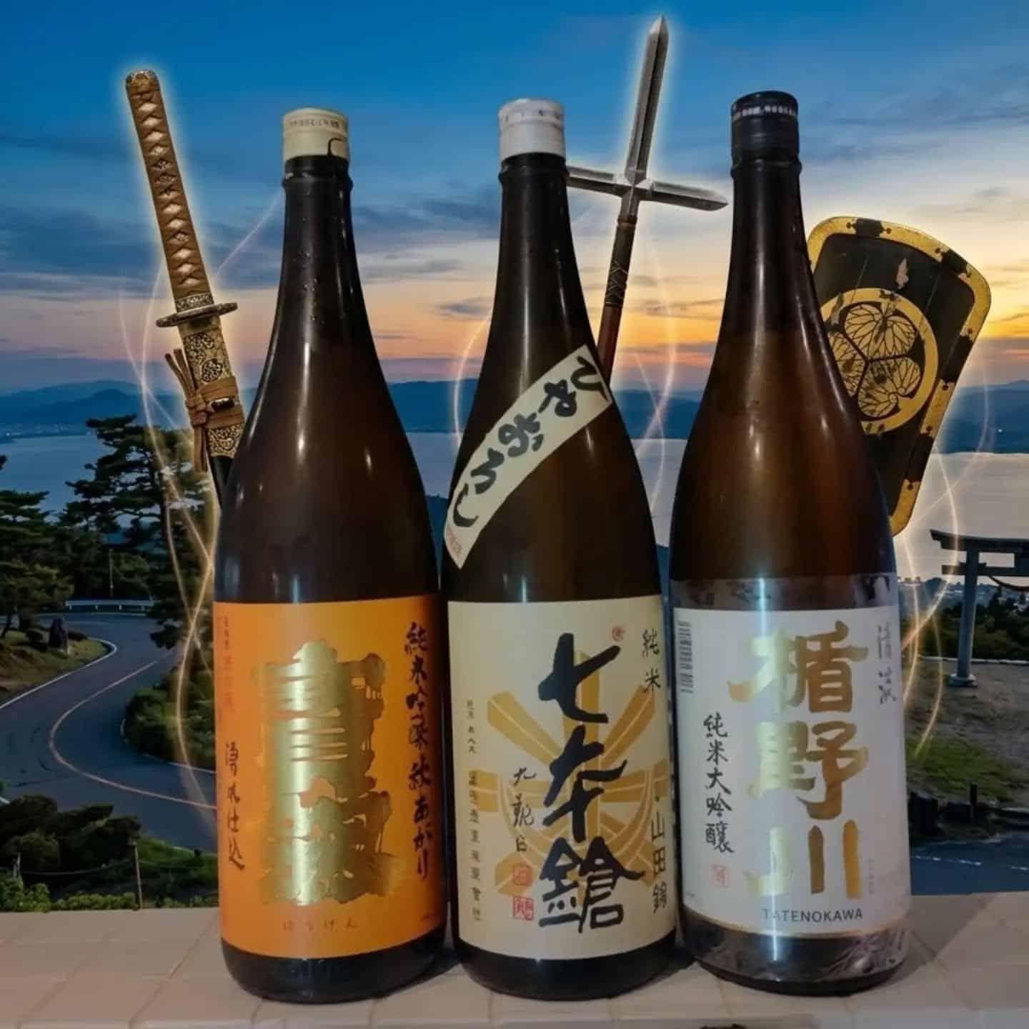 ⚔️🛡️ 伝説の武具が織りなす「三種の神器」飲み比べ!@品川日本酒/品川飲み放題