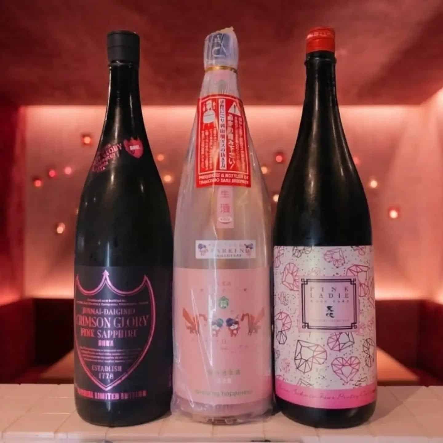 美しい色彩と爽やかな酸味に酔いしれる。ピンク＆赤色酒フェア開催＠品川日本酒/品川飲み放題