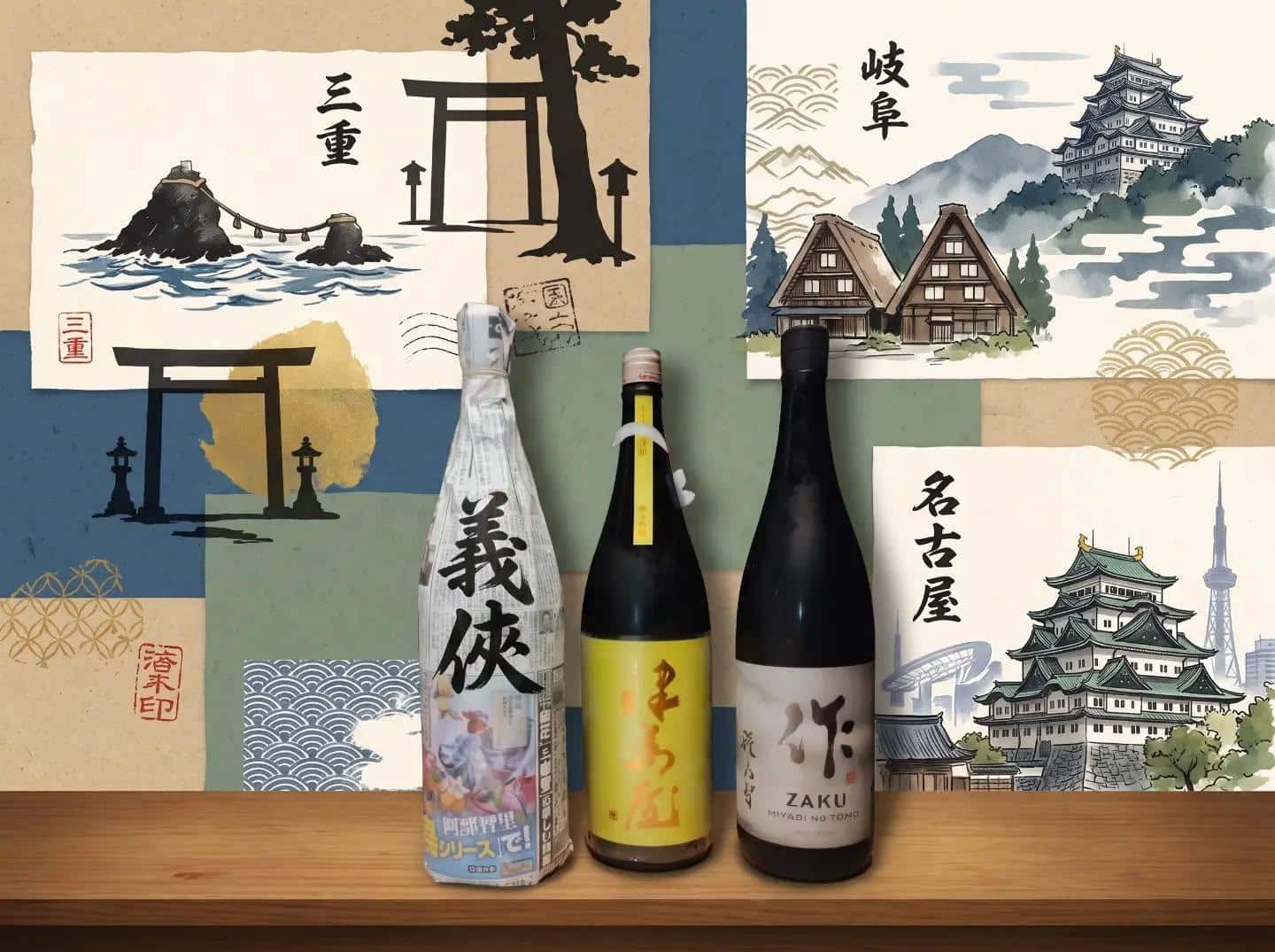 旨き酒は、東海にあり、三重「作」・岐阜「津島屋」・愛知「義侠」ここに参上@品川日本酒/品川飲み放題